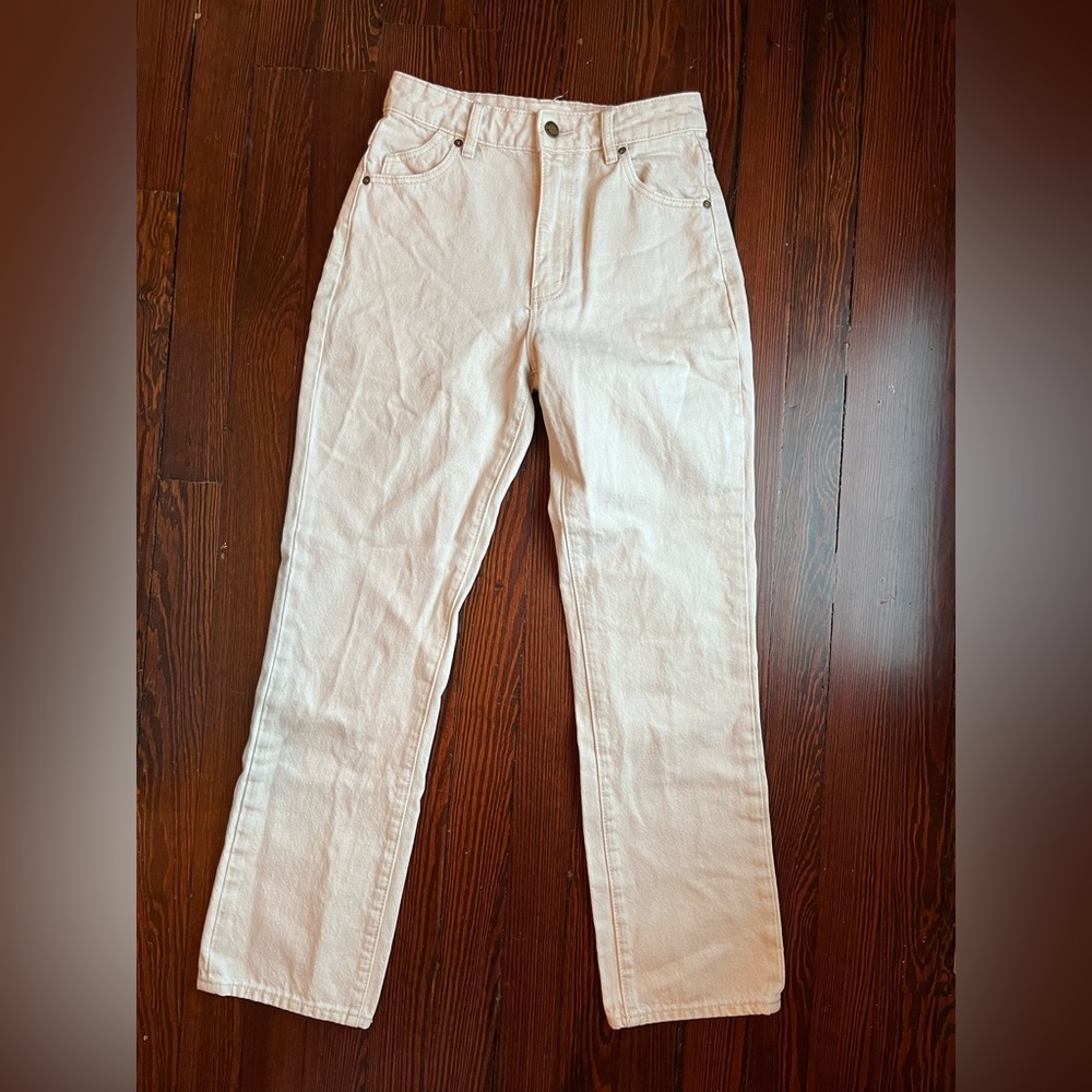 Rolla’s Original High Straight, Off White, size 25